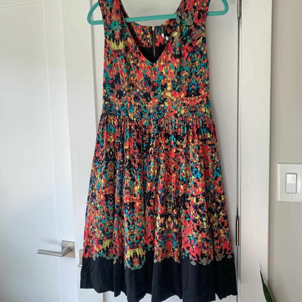 Plenty by Tracy Reese, Size 4 - Colorful, flared dress